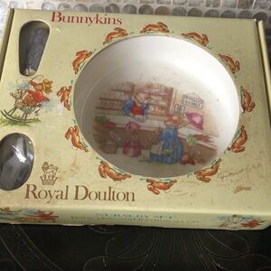 Vintage Royal Doulton Bunnykins Nursery Set